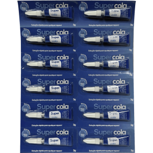 Cola Instantânea 3g Cartela com 12 Unidades