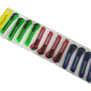 Estilete de Metal Comum 16CM Conj. 12 Peças